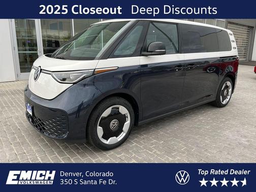 Blue 2025 Volkswagen ID. Buzz Pro S Plus with 4MOTION
