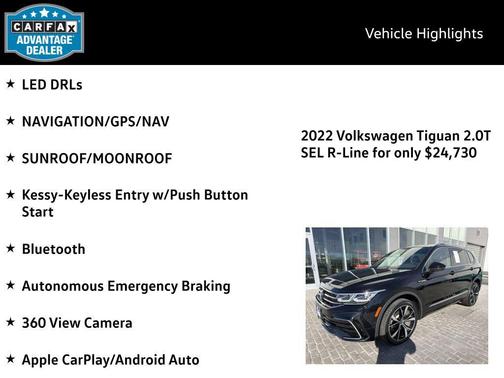 2022 Volkswagen Tiguan 2.0T SEL R-Line 4MOTION