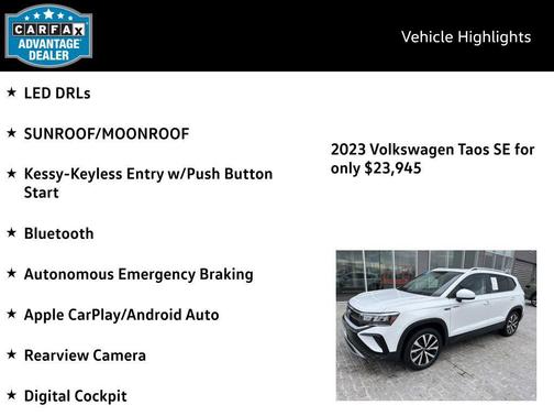 2023 Volkswagen Taos 1.5T SE