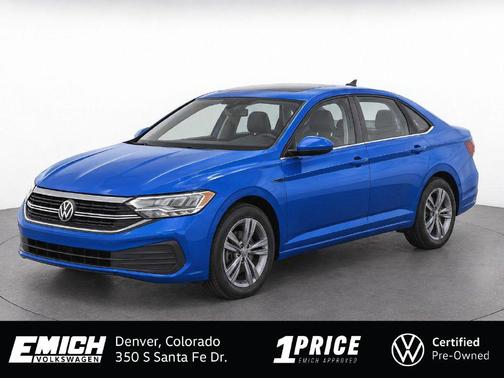 Rising Blue Metallic 2023 Volkswagen Jetta 1.5T SE