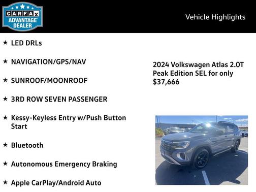 2024 Volkswagen Atlas 2.0T SEL