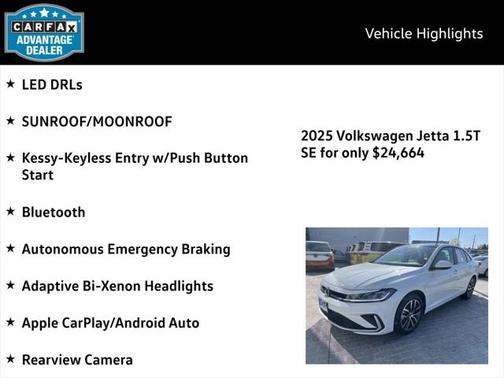 2025 Volkswagen Jetta 1.5T SE