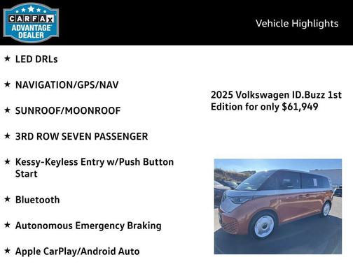 2025 Volkswagen ID. Buzz 1st Edition with 4MOTION