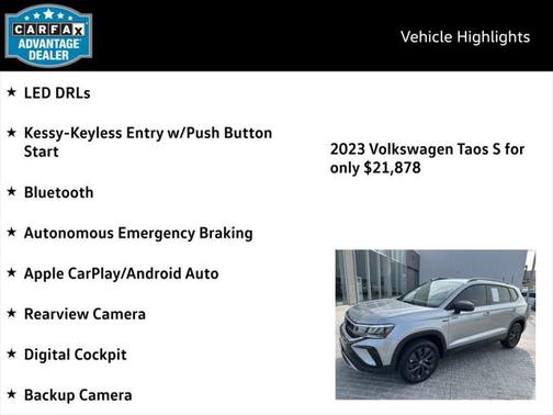 2023 Volkswagen Taos 1.5T S