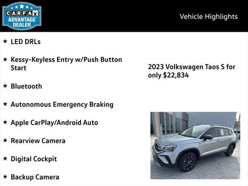 2023 Volkswagen Taos 1.5T S