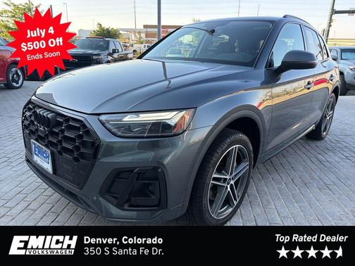 Daytona Gray Pearl Effect 2023 Audi Q5 e 55 S line Premium Plus