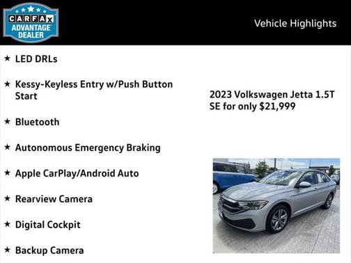 2023 Volkswagen Jetta 1.5T SE