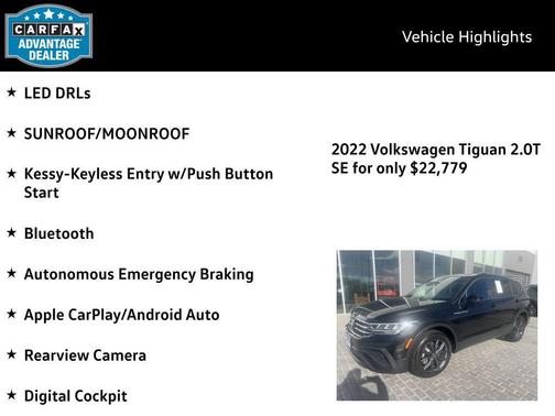 2022 Volkswagen Tiguan 2.0T SE 4MOTION