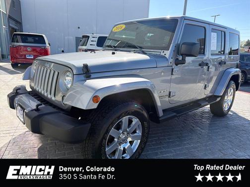 Billet Silver Metallic Clearcoat 2016 Jeep Wrangler Unlimited Sahara