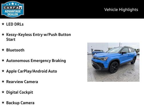 Cornflower Blue w/Deep Black Roof 2025 Volkswagen Taos 1.5T SE Black