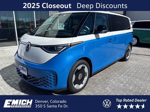 Blue 2025 Volkswagen ID. Buzz Pro S Plus with 4MOTION