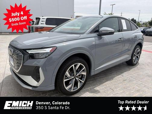 Pebble Gray 2023 Audi Q4 e-tron Sportback Premium Plus 50 quattro