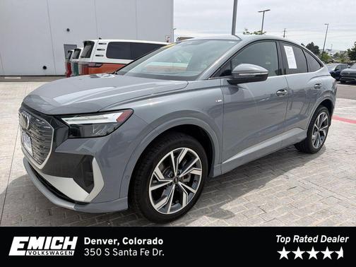 Pebble Gray 2023 Audi Q4 e-tron Sportback Premium Plus 50 quattro