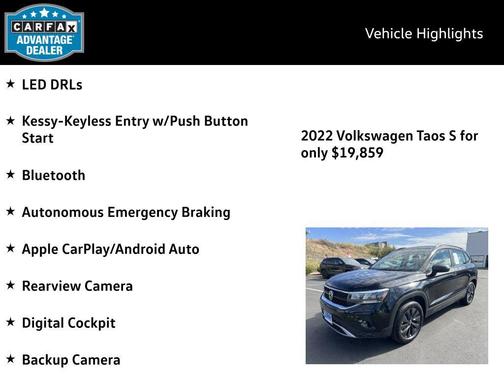 2022 Volkswagen Taos S