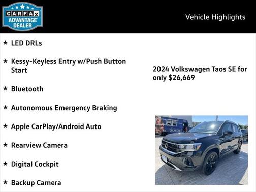 2024 Volkswagen Taos 1.5T SE
