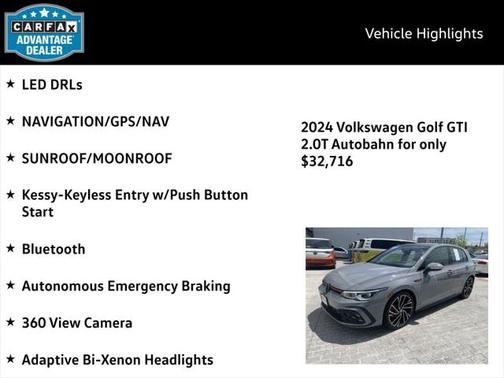 2024 Volkswagen Golf GTI 2.0T S DSG