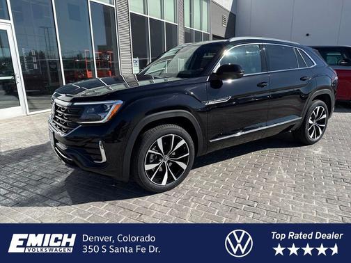 deep black pearl 2026 Volkswagen Atlas Cross Sport 2.0T SEL Premium SUV