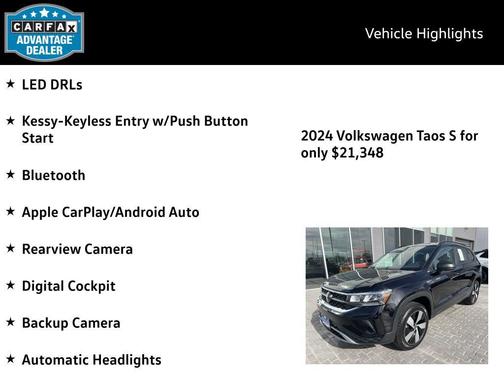 2024 Volkswagen Taos 1.5T S