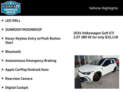 2024 Volkswagen Golf GTI 1.4T TSI