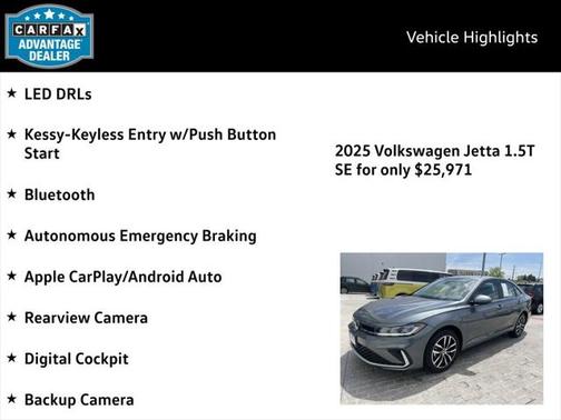 2025 Volkswagen Jetta 1.5T SE