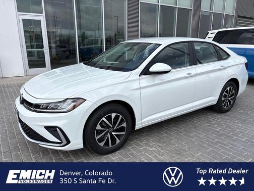 Pure White 2026 Volkswagen Jetta 1.4T S Sedan