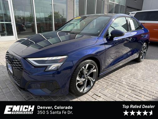 Navarra Blue Metallic 2023 Audi A3 Premium