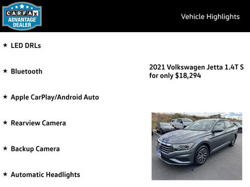 2021 Volkswagen Jetta 1.4T S