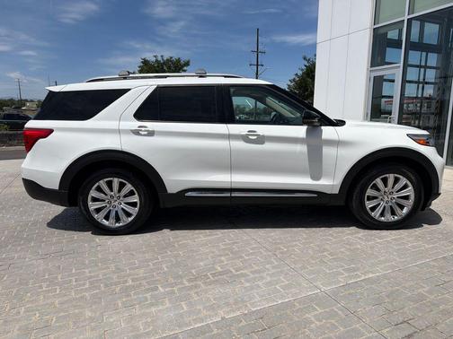 Star White Metallic Tri-Coat 2020 Ford Explorer Limited
