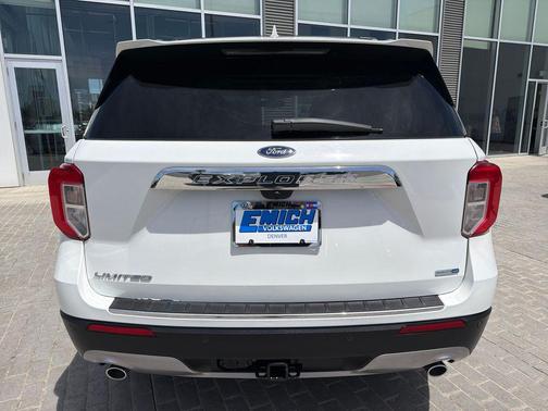 Star White Metallic Tri-Coat 2020 Ford Explorer Limited