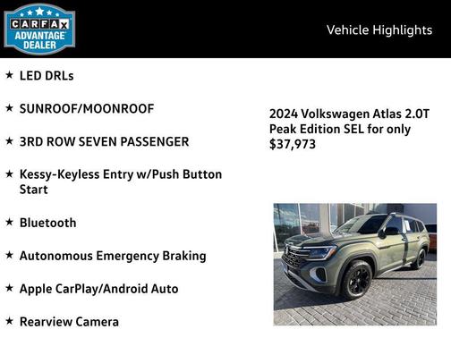 2024 Volkswagen Atlas 2.0T SEL