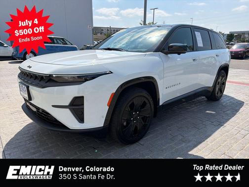 Bright White Clearcoat 2025 Jeep Wagoneer S Launch Edition