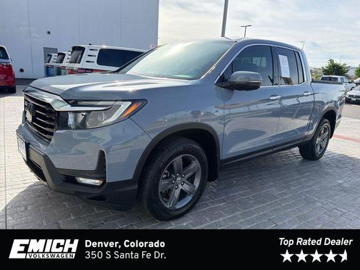 Pacific Pewter Metallic 2022 Honda Ridgeline RTL-E