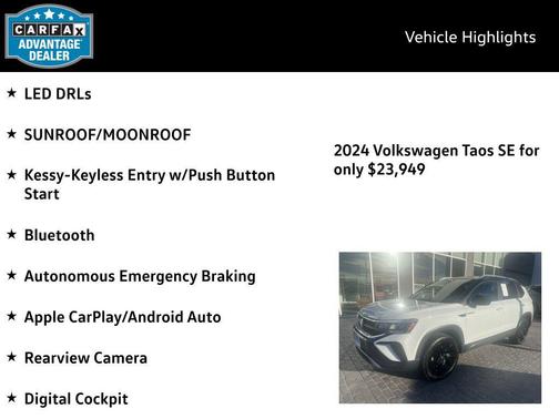 2024 Volkswagen Taos 1.5T SE