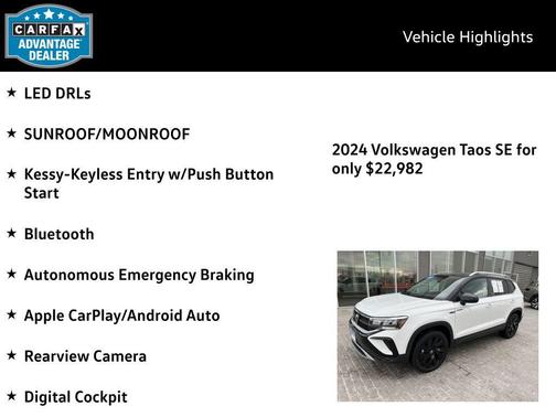 2024 Volkswagen Taos 1.5T SE