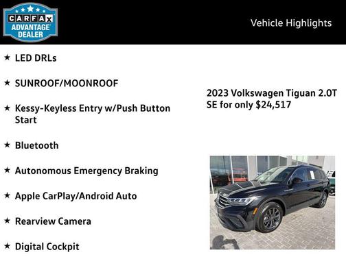 2023 Volkswagen Tiguan 2.0T SE 4MOTION