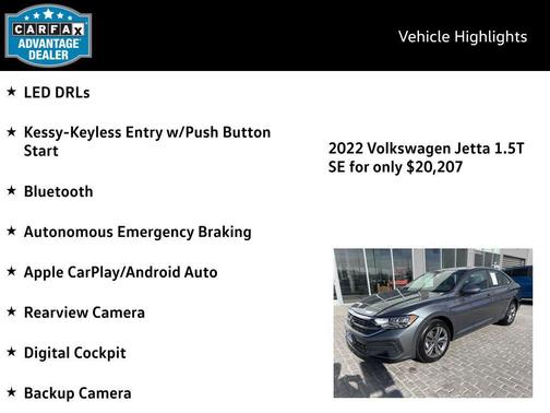 2022 Volkswagen Jetta 1.5T SE