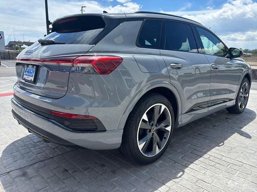Pebble Gray 2025 Audi Q4 e-tron Prestige 55 quattro