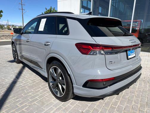 Pebble Gray 2025 Audi Q4 e-tron Prestige 55 quattro