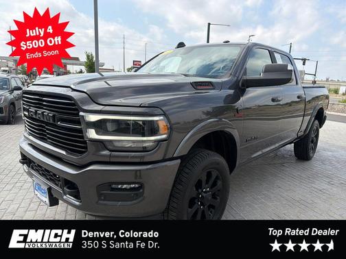 Granite Crystal Metallic Clearcoat 2022 RAM 2500 Laramie Crew Cab 4x4 6'4' Box