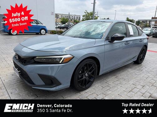 Gray Pearl 2023 Honda Civic Sport