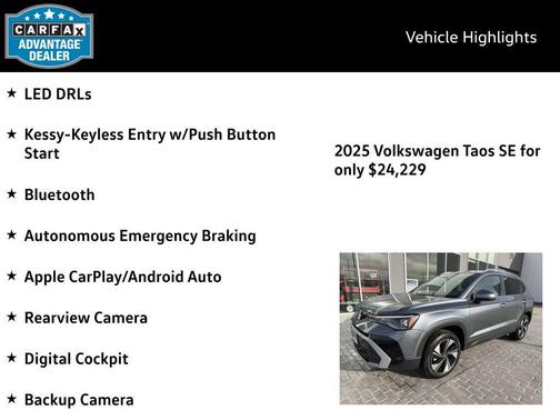 2025 Volkswagen Taos 1.5T SE