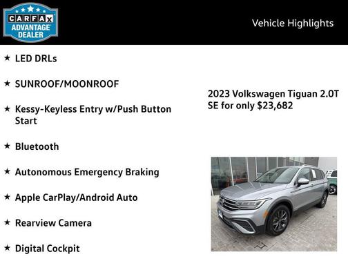2023 Volkswagen Tiguan 2.0T SE 4MOTION