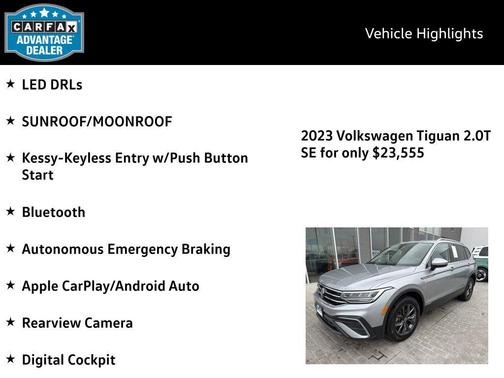 2023 Volkswagen Tiguan 2.0T SE 4MOTION
