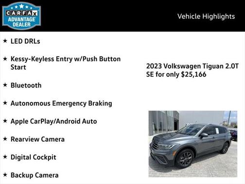 2023 Volkswagen Tiguan 2.0T SE 4MOTION