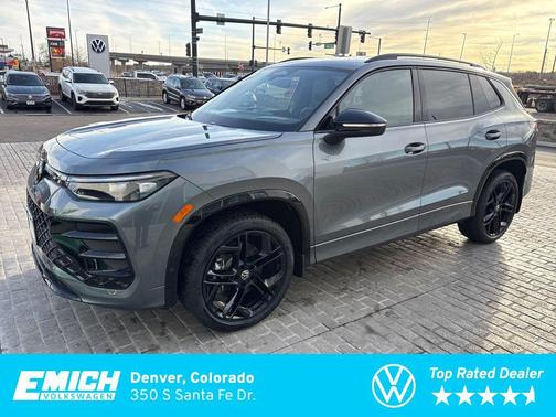 platinum gray metallic 2026 Volkswagen Tiguan 2.0T SE R-Line Black 4MOTION SUV