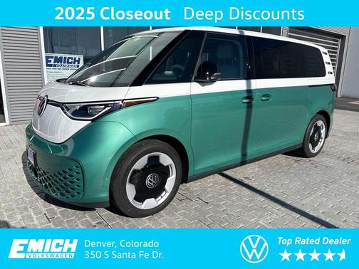 Mahi Green 2025 Volkswagen ID. Buzz Pro S Plus with 4MOTION Minivan