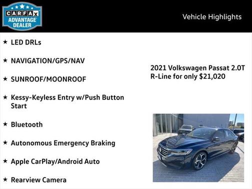 2021 Volkswagen Passat 2.0T R-Line