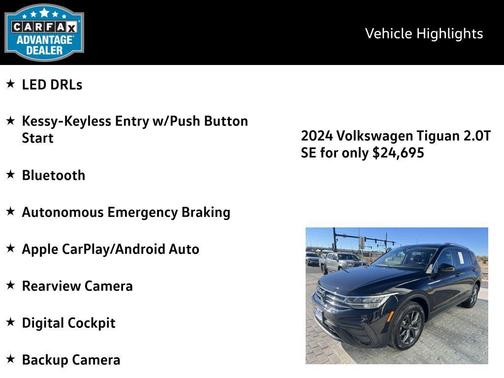 2024 Volkswagen Tiguan 2.0T SE 4MOTION