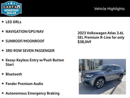2023 Volkswagen Atlas 3.6L SEL Premium