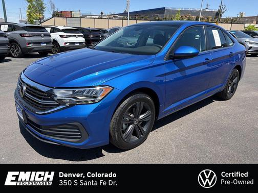 Rising Blue Metallic 2023 Volkswagen Jetta 1.5T SE
